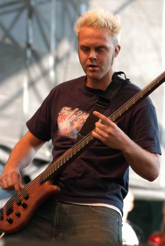 Trapt at Tower City Ampitheater Cleveland, OH on June 1, 2003 &mdash; concert photo by Wayne Dennon