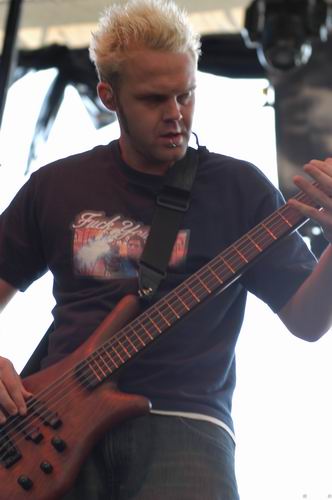 Trapt at Tower City Ampitheater Cleveland, OH on June 1, 2003 &mdash; concert photo by Wayne Dennon