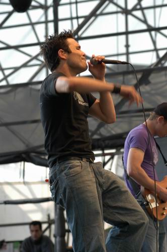 Trapt at Tower City Ampitheater Cleveland, OH on June 1, 2003 &mdash; concert photo by Wayne Dennon