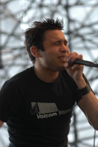 Trapt at Tower City Ampitheater Cleveland, OH on June 1, 2003 &mdash; concert photo by Wayne Dennon
