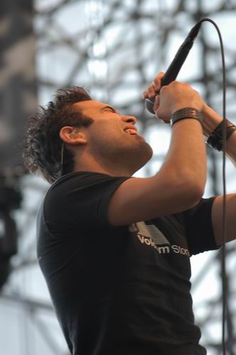 Trapt at Tower City Ampitheater Cleveland, OH on June 1, 2003 &mdash; concert photo by Wayne Dennon