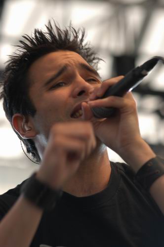 Trapt at Tower City Ampitheater Cleveland, OH on June 1, 2003 &mdash; concert photo by Wayne Dennon