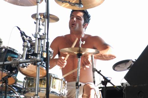 Trapt at Tower City Ampitheater Cleveland, OH on June 1, 2003 &mdash; concert photo by Wayne Dennon