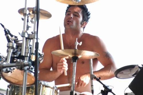 Trapt at Tower City Ampitheater Cleveland, OH on June 1, 2003 &mdash; concert photo by Wayne Dennon
