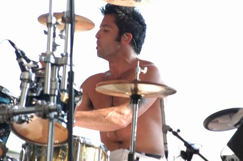 Trapt at Tower City Ampitheater Cleveland, OH on June 1, 2003 &mdash; concert photo by Wayne Dennon