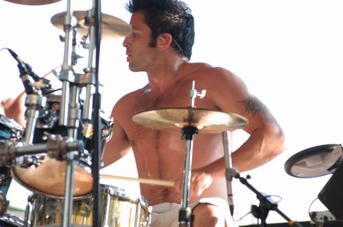 Trapt at Tower City Ampitheater Cleveland, OH on June 1, 2003 &mdash; concert photo by Wayne Dennon