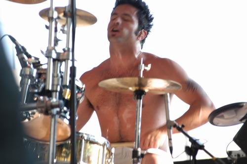 Trapt at Tower City Ampitheater Cleveland, OH on June 1, 2003 &mdash; concert photo by Wayne Dennon