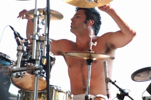Trapt at Tower City Ampitheater Cleveland, OH on June 1, 2003 &mdash; concert photo by Wayne Dennon