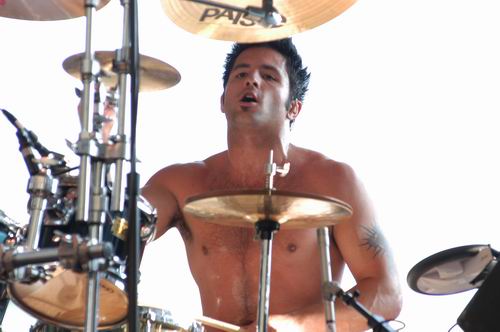 Trapt at Tower City Ampitheater Cleveland, OH on June 1, 2003 &mdash; concert photo by Wayne Dennon