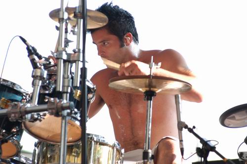 Trapt at Tower City Ampitheater Cleveland, OH on June 1, 2003 &mdash; concert photo by Wayne Dennon