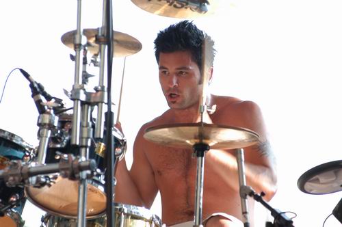 Trapt at Tower City Ampitheater Cleveland, OH on June 1, 2003 &mdash; concert photo by Wayne Dennon