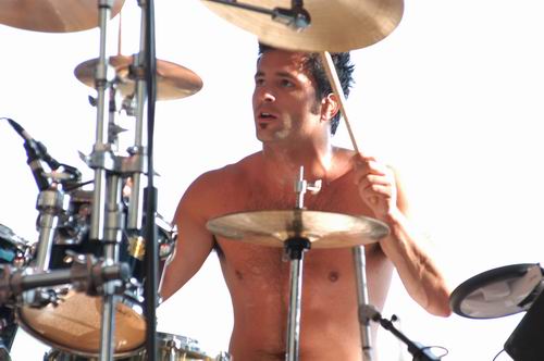 Trapt at Tower City Ampitheater Cleveland, OH on June 1, 2003 &mdash; concert photo by Wayne Dennon