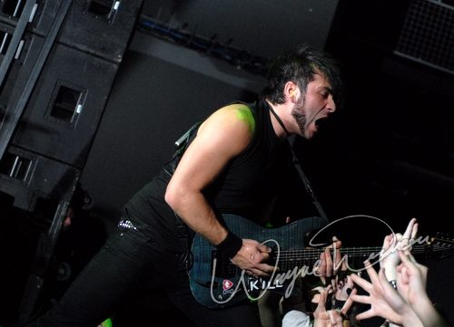 Unearth at Lifestyle Communities Pavilion Columbus, OH on February 12, 2007 &mdash; concert photo by Wayne Dennon
