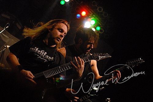 Unearth at Lifestyle Communities Pavilion Columbus, OH on February 12, 2007 &mdash; concert photo by Wayne Dennon