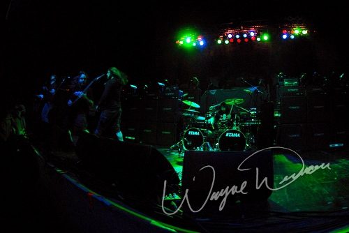 Unearth at Lifestyle Communities Pavilion Columbus, OH on February 12, 2007 &mdash; concert photo by Wayne Dennon