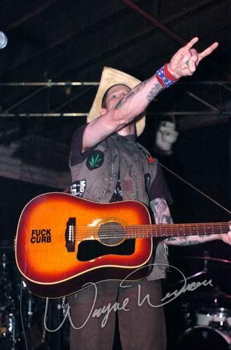 Hank Williams III at Top Cats Cincinnati, OH on June 11, 2004 &mdash; concert photo by Wayne Dennon