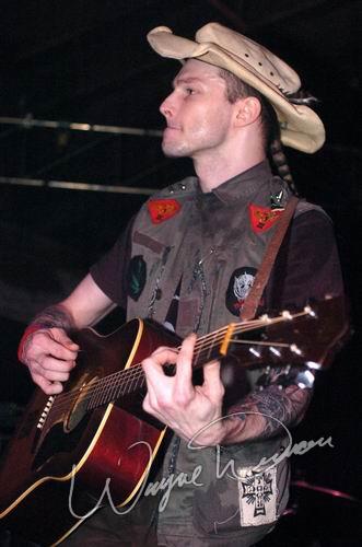 Hank Williams III at Top Cats Cincinnati, OH on June 11, 2004 &mdash; concert photo by Wayne Dennon