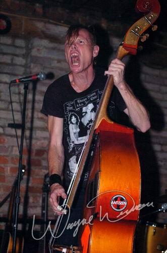 Hank Williams III at Top Cats Cincinnati, OH on June 11, 2004 &mdash; concert photo by Wayne Dennon