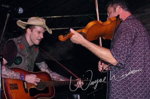 Hank Williams III at Top Cats Cincinnati, OH on June 11, 2004 &mdash; concert photo by Wayne Dennon