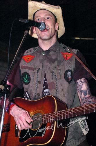 Hank Williams III at Top Cats Cincinnati, OH on June 11, 2004 &mdash; concert photo by Wayne Dennon