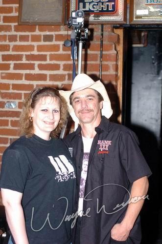 Hank Williams III at Top Cats Cincinnati, OH on June 11, 2004 &mdash; concert photo by Wayne Dennon