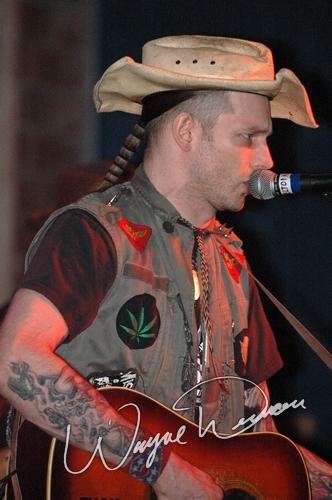 Hank Williams III concert photo by Wayne Dennon