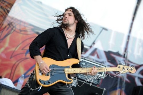 Yngwie Malmsteen at Rock the Bayou grounds Houston, TX on August 31, 2008 &mdash; concert photo by Wayne Dennon