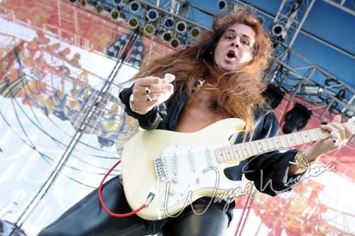 Yngwie Malmsteen concert photo by Wayne Dennon