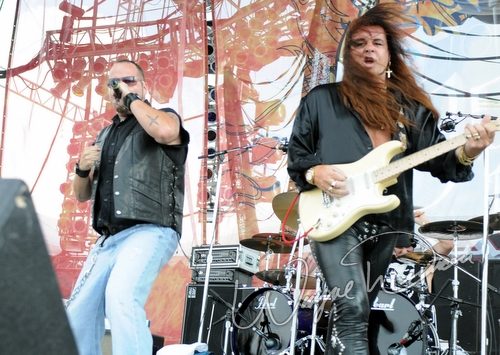 Yngwie Malmsteen at Rock the Bayou grounds Houston, TX on August 31, 2008 &mdash; concert photo by Wayne Dennon