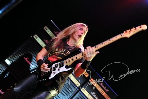 Megadeth concert photo by Wayne Dennon