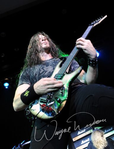 Megadeth concert photo by Wayne Dennon
