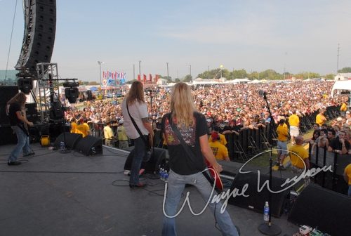 Black Stone Cherry at Montgomery Co. Fairgrounds Dayton, OH on September 17, 2006 &mdash; concert photo by Wayne Dennon