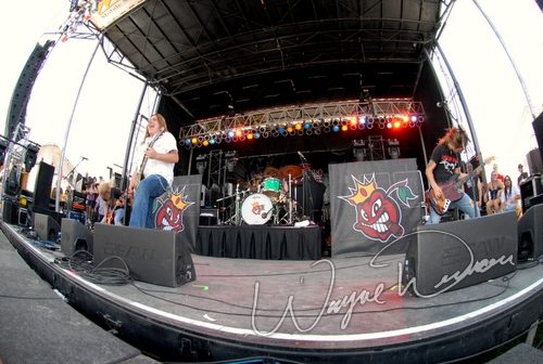 Black Stone Cherry at Montgomery Co. Fairgrounds Dayton, OH on September 17, 2006 &mdash; concert photo by Wayne Dennon