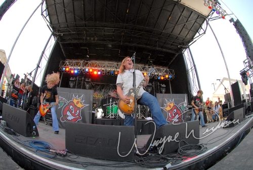 Black Stone Cherry at Montgomery Co. Fairgrounds Dayton, OH on September 17, 2006 &mdash; concert photo by Wayne Dennon
