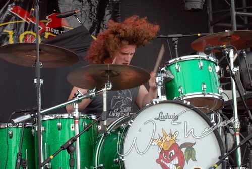 Black Stone Cherry at Montgomery Co. Fairgrounds Dayton, OH on September 17, 2006 &mdash; concert photo by Wayne Dennon