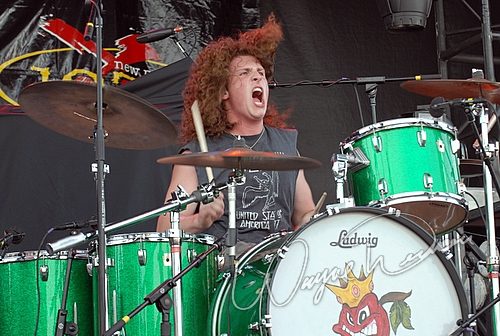 Black Stone Cherry at Montgomery Co. Fairgrounds Dayton, OH on September 17, 2006 &mdash; concert photo by Wayne Dennon