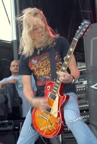 Black Stone Cherry at Montgomery Co. Fairgrounds Dayton, OH on September 17, 2006 &mdash; concert photo by Wayne Dennon