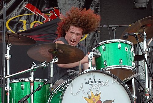 Black Stone Cherry at Montgomery Co. Fairgrounds Dayton, OH on September 17, 2006 &mdash; concert photo by Wayne Dennon