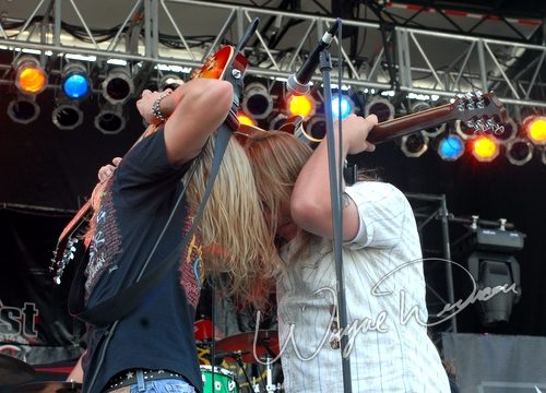 Black Stone Cherry at Montgomery Co. Fairgrounds Dayton, OH on September 17, 2006 &mdash; concert photo by Wayne Dennon