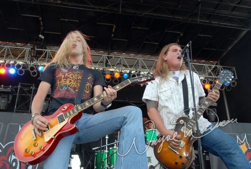 Black Stone Cherry at Montgomery Co. Fairgrounds Dayton, OH on September 17, 2006 &mdash; concert photo by Wayne Dennon