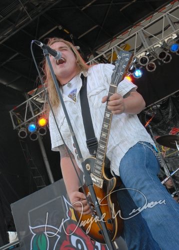 Black Stone Cherry at Montgomery Co. Fairgrounds Dayton, OH on September 17, 2006 &mdash; concert photo by Wayne Dennon