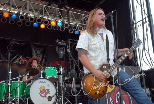 Black Stone Cherry at Montgomery Co. Fairgrounds Dayton, OH on September 17, 2006 &mdash; concert photo by Wayne Dennon