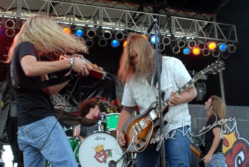 Black Stone Cherry at Montgomery Co. Fairgrounds Dayton, OH on September 17, 2006 &mdash; concert photo by Wayne Dennon