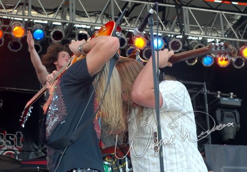 Black Stone Cherry at Montgomery Co. Fairgrounds Dayton, OH on September 17, 2006 &mdash; concert photo by Wayne Dennon