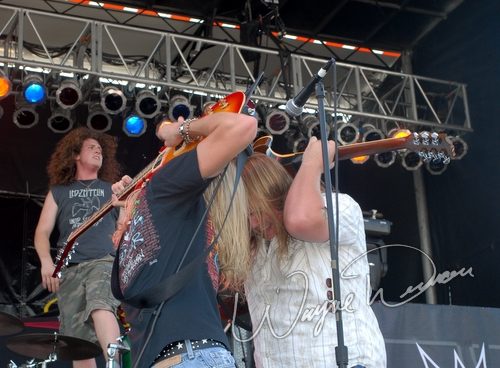 Black Stone Cherry at Montgomery Co. Fairgrounds Dayton, OH on September 17, 2006 &mdash; concert photo by Wayne Dennon