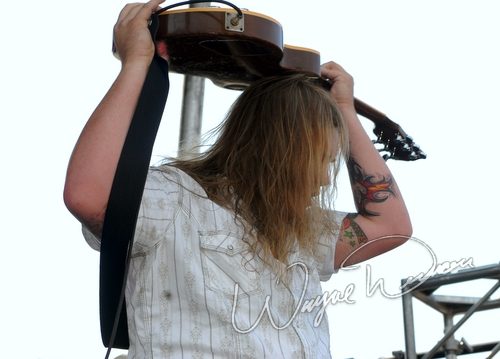 Black Stone Cherry at Montgomery Co. Fairgrounds Dayton, OH on September 17, 2006 &mdash; concert photo by Wayne Dennon