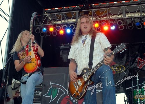 Black Stone Cherry at Montgomery Co. Fairgrounds Dayton, OH on September 17, 2006 &mdash; concert photo by Wayne Dennon
