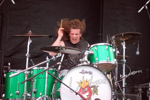 Black Stone Cherry at Columbus Crew Stadium Columbus, OH on May 19, 2007 &mdash; concert photo by Wayne Dennon