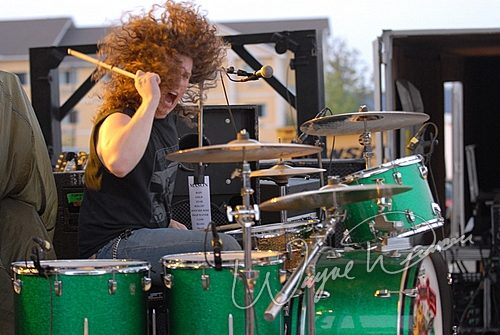Black Stone Cherry at Aces & Eights Harley Davidson Mason, OH on September 22, 2007 &mdash; concert photo by Wayne Dennon