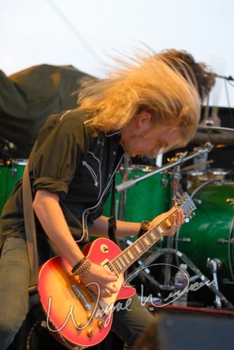 Black Stone Cherry at Aces & Eights Harley Davidson Mason, OH on September 22, 2007 &mdash; concert photo by Wayne Dennon